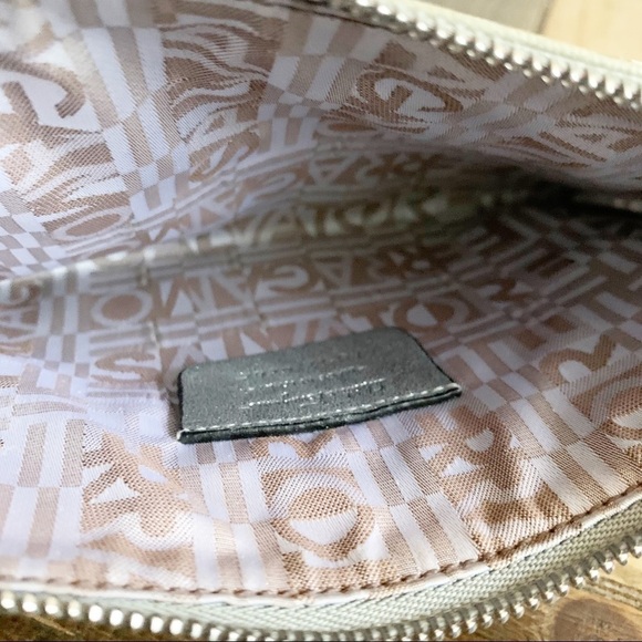 Ferragamo Gray Leather Bow Bag